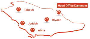 Our-locations ACROSS SAUDI ARABIA